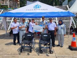 Jasa Raharja Kepri Serahkan Bantuan Sarana Pencegahan Kecelakaan Lalu Lintas Ke PT ASDP Ferry Indonesia (Persero) Batam