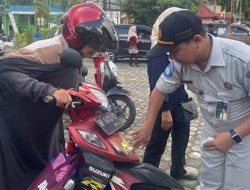 Jasa Raharja Kepri Lakukan Operasi Penertiban Pajak Kendaraan Bermotor Bersama Tim Pembina Samsat Kabupaten Karimun