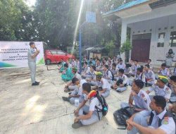 Jasa Raharja Kepulauan Riau Gelar Kegiatan Safety Riding Bersama Astra Honda Motor Batam di SMK Aljabar Batam