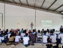 Jasa Raharja Kepri Bersama AHM Motor Sosialisasi Keselamatan Berkendara Di PT Osi Electronics