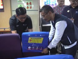 Serahkan Bantuan Cover Seat Berisi Pesan Keselamatan Jadi Upaya Jasa Raharja Optimalkan Sosialisasi Kepada Penumpang Kapal Laut