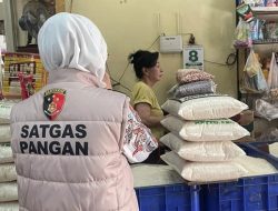 Beras Langka dan Mahal, Satgas Pangan Polri Awasi Jalur Distribusi