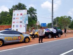 Masa Tenang Pemilu 2024, Polres Bintan Monitoring Penertiban APK APS