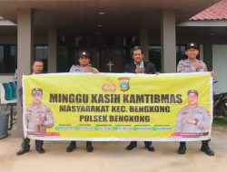 Kegiatan Kamtibmas Rutin Polsek Bengkong ke Gereja HKI Bengkong Indah