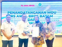 Terapkan Digitalisasi Layanan Korban Kecelakaan Jalan, Jasa Raharja Kepri MOU dengan Rs Awal Bros