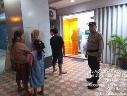 Ciptakan Situasi Aman Menjelang Lebaran, Polsek Sekupang Patroli Perbankan Pada Malam Hari