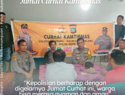 Rutin Giat Kapolsek Sekupang Jumat Curhat Kunjungi Para Pedagang