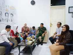 Ketua PWI Kepri Sambut Danlanud dan Wakil Bupati Bintan Silaturahmi Lebaran