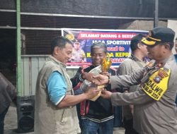 Malam Terakhir Kapolsek Sekupang Serahkan Hadiah Juara Lomba Domino Bhayangkara Sekupang