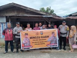 Lewat Kegiatan Minggu Kasih, Kapolsek Sekupang Dekatkan Diri Dengan Warga Tiban Lama