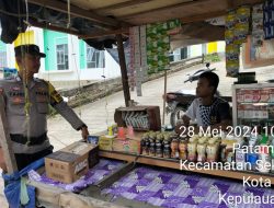 Bhabinkamtibmas Polsek Sekupang Sambangi Pemilik Usaha Toko Patan Lestari