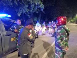 Polsek Sekupang Bersama Koramil 02 Sekupang Laksanakan Patroli Bersama