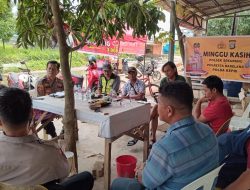 Kapolsek Sekupang Laksanakan Minggu Kasih Sebagai Upaya Ciptakan Kondusifitas Kamtibmas