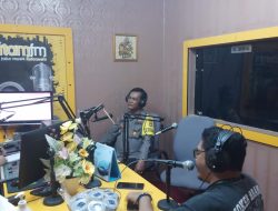 Kapolsek Sekupang Menjadi Narasumber Di Radio Batam FM