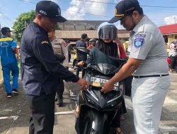 Tingkatkan Kepatuhan Pajak, Jasa Raharja Kepri  dan Tim Pembina Samsat Tanjung Batu Kundur Gelar Operasi Dalrikwas