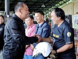 Dorong Perilaku Tertib Berlalu Lintas, Jasa Raharja Bersama Komunitas Motor Tomohon Gelar Safety Riding dan Pembersihan Rambu Lalu Lintas