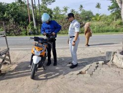 Tingkatkan Kesadaran Wajib Pajak, Jasa Raharja Tanjungpinang Bersama Tim Pembina Samsat Gelar Operasi Dalrikwas