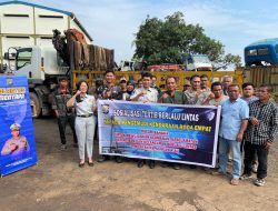 Jasa Raharja dan Mitra FKLL Gelar Ramp Check Kendaraan Berat di PT Putra Kundur Transportasi Perkasa