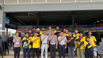Jasa Raharja Sosialisasikan Keselamatan Berkendara bagi Driver Maxim Tanjung Uban