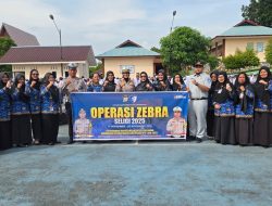 Jasa Raharja dan Satlantas Polresta Tanjungpinang Gelar Edukasi Keselamatan Lalu Lintas di SMPN 2