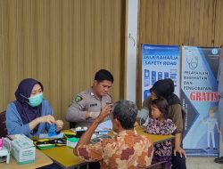Jasa Raharja Tanjungpinang Gelar Pemeriksaan Kesehatan Gratis untuk Pengemudi dalam Razia Terpadu Angkutan Umum 2025