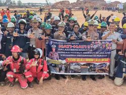 Jasa Raharja dan Satlantas Polres Bintan Beri Edukasi Safety Riding kepada Karyawan PT Meindo Group