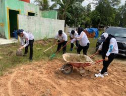 Jajaran Pemasyarakatan Batam “Sulam” Indahnya Masjid Syahrom Ba’dawi Lewat Aksi Pengabdian Imipas untuk Negeri