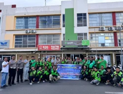 Jasa Raharja Kepri dan Ditlantas Polda Kepri Gelar Sosialisasi Bersama Driver Gojek Kota Batam