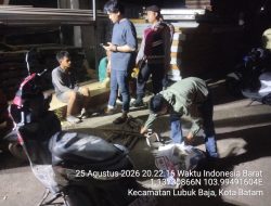 Sempat Kabur! Akhirnya Tim Batara Polsek Lubuk Baja Berhasil Bekuk Percuri Besi PT BMU
