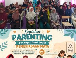 Cegah Dampak Radiasi Gadget pada Anak, SDN 003 Sagulung  Gelar Penyuluhan Parenting dan Pemeriksaan Mata Gratis
