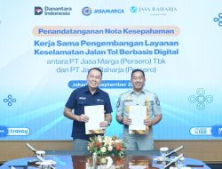 Perkuat Kolaborasi, Jasa Marga dan Jasa Raharja Hadirkan Layanan Keselamatan Jalan Tol Berbasis Digital