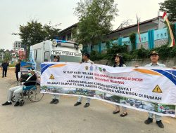 Tekan Angka Kecelakaan, Jasa Raharja Gelar Safety Campaign di Black Spot Simpang Kuda Batam