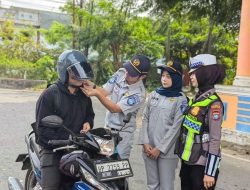Hari Pelanggan Nasional 2026, Jasa Raharja Tanjungpinang Turun ke Jalan Bagikan Helm dan Edukasi Keselamatan