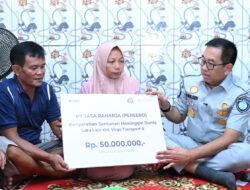 Jasa Raharja Terus Bergerak, Tiga Ahli Waris Korban KM Virgo Terima Santunan di Jawa Timur